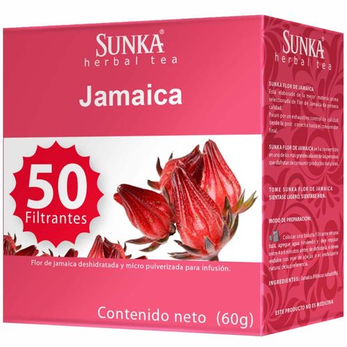 Infusión SUNKA Flor de Jamaica Caja 50un