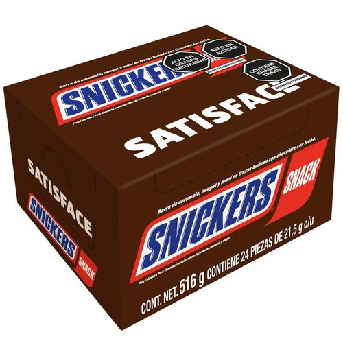 Chocolate SNICKERS Caja 24un