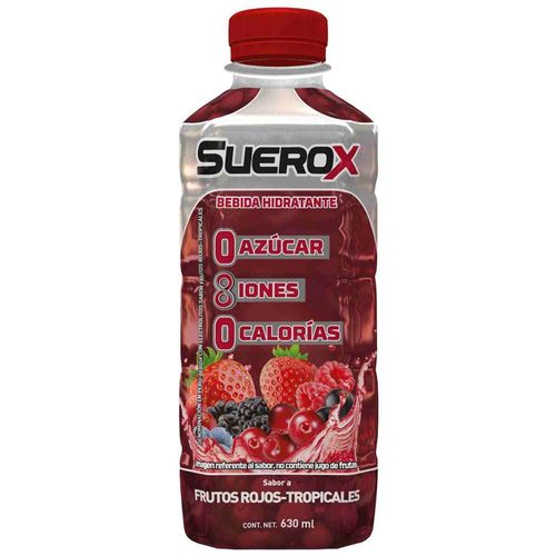 Bebida Rehidratante SUEROX Frutos Rojos Botella 630ml