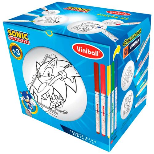 Pelota Para Pintar Sonic 1 VINIBALL