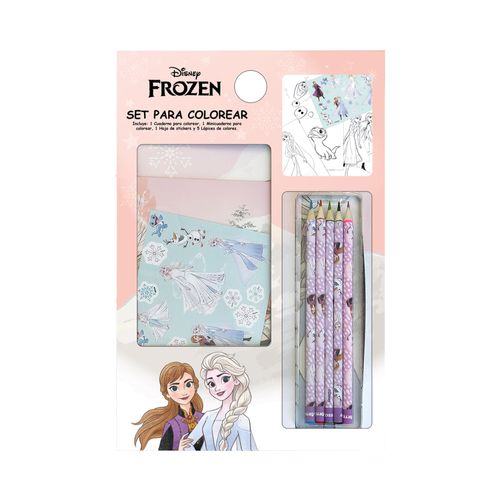 Set para Colorear Frozen + 5 Colores ARTESCO