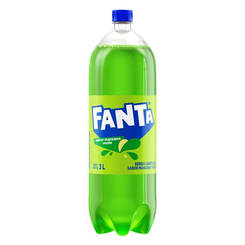 Gaseosa FANTA Manzana Botella 3L