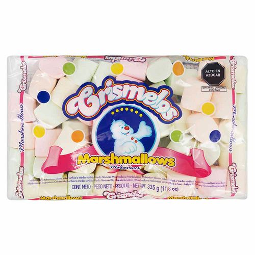 Marshmelos CRISMELOS Colores Bolsa 335g