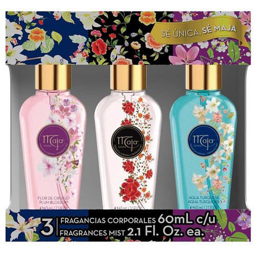 Estuche Mujer MAJA Mini Body Splash 3un x60ml