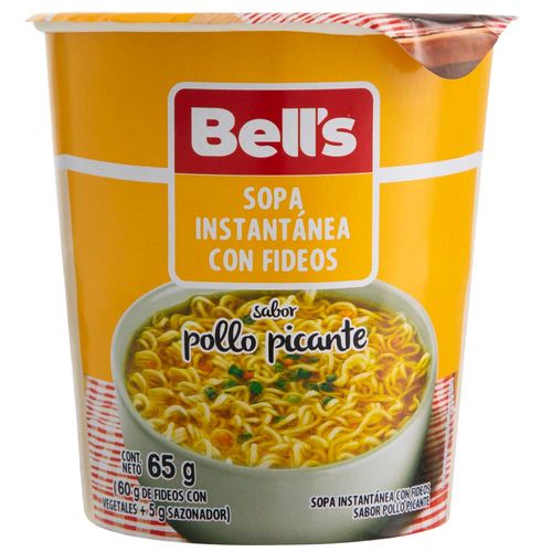 Sopa de Pollo BELL'S Picante Vaso 65g