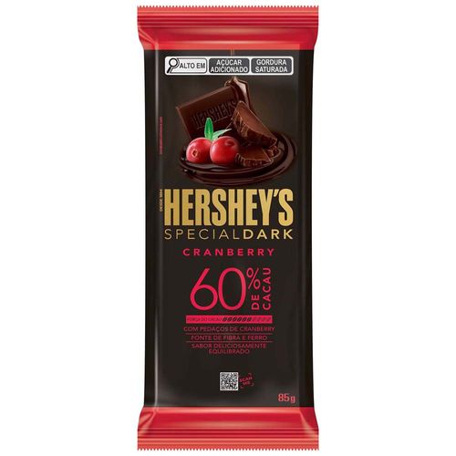 Chocolate Amargo HERSHEY'S Sabor a Arándano 85g