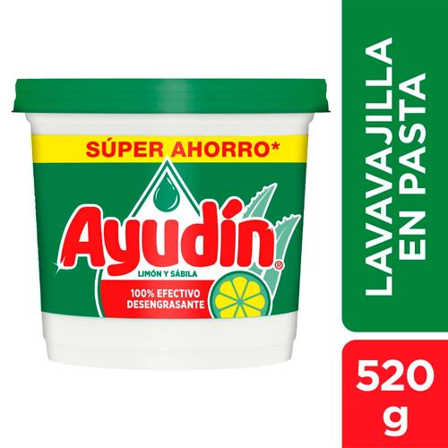 Lavavajillas en Pasta AYUDÍN Limón Pote 520g