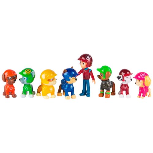 Multipack X8 Figuras Rescue Wheels PAW PATROL