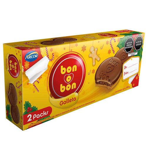 Galleta Navidad BON O BON Caja 190g