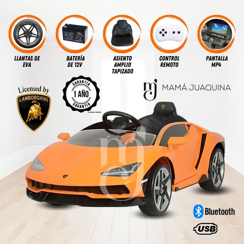 Carro a Batería Deportivo Ford «CENTENARY» Licenciado Naranja