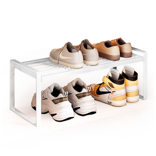 Estante Organizador de Almacenamiento Multiusos Zapatera Blanco WJ2