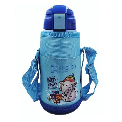 Termo Tomatodo de Acero Hello Baby Celeste de 600 ml Facusa