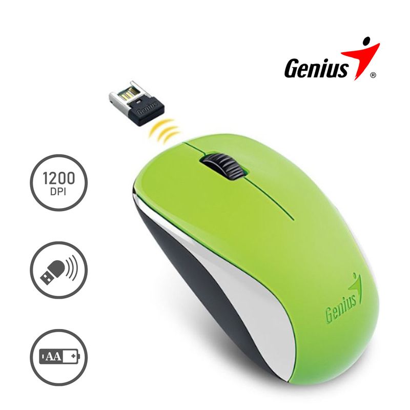 Mouse-Genius-Nx-7000-Wireless-Blueeye-Green