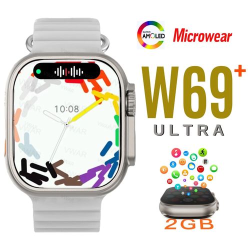 Smart Watch W69 Plus Ultra Serie 8 Color Gris