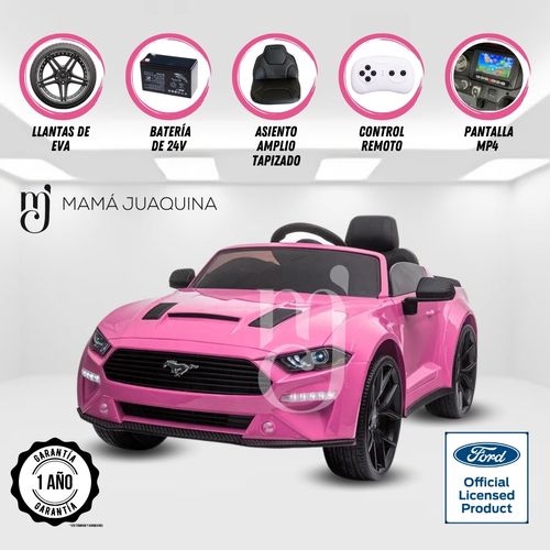 Carro a Batería Deportivo Ford «MUSTANG II» Licenciado Rosa