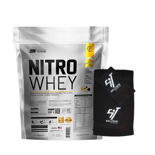 Proteína Universe Nutrition Nitro Whey 3kg Vainilla+Toalla