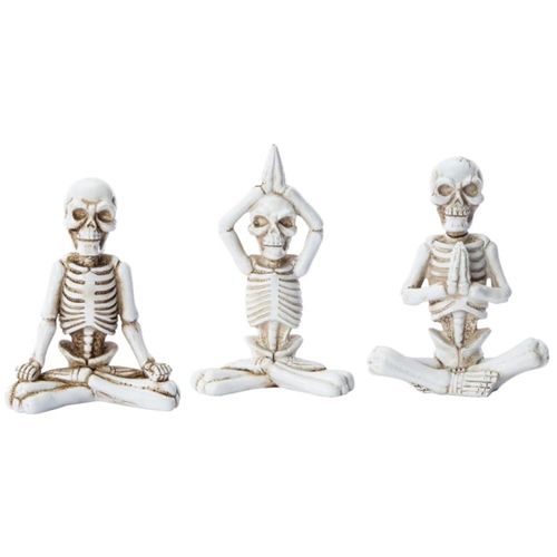 Adorno Calaveras Yoga Skeleton Setx3