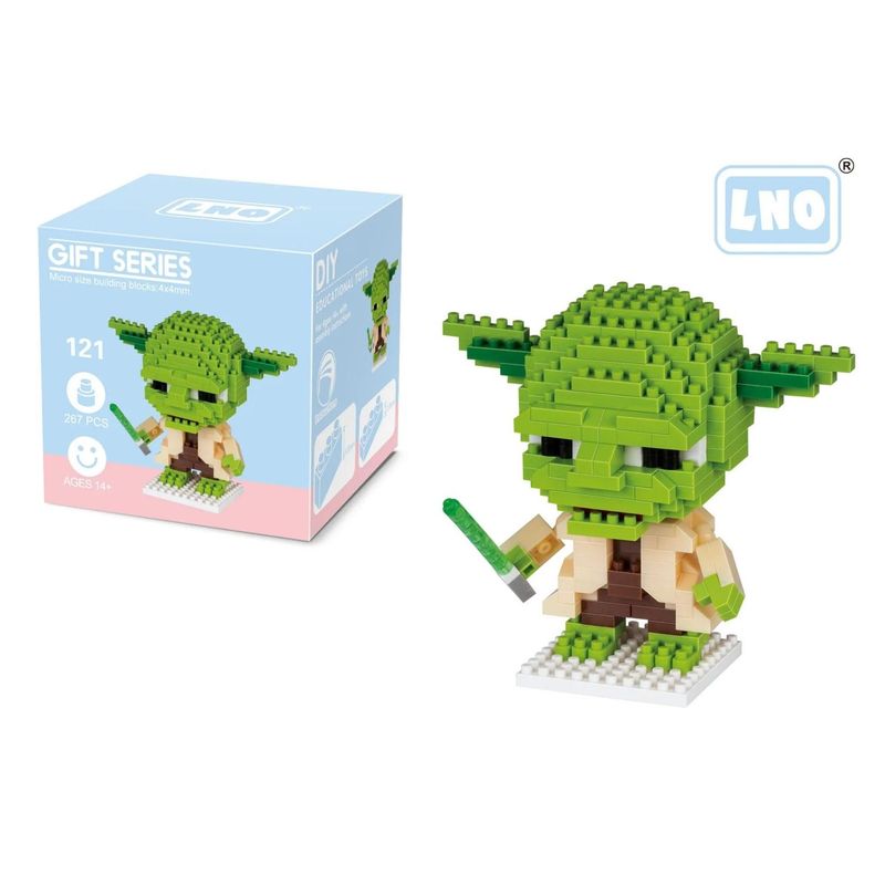 Bloques-de-Construccion-Star-Wars---Muneco-armable-Yoda