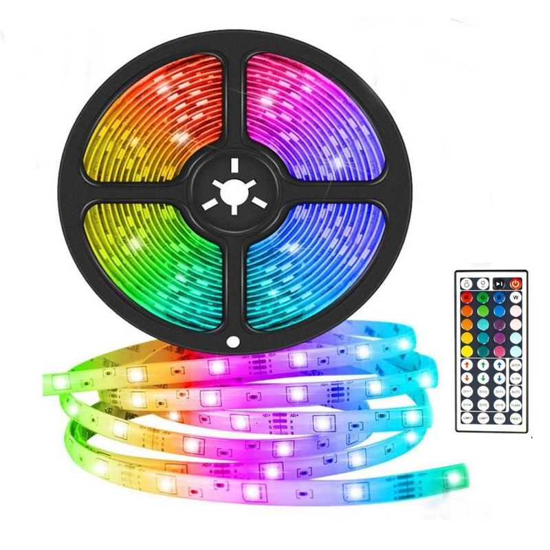 -Tira-Led-RGB-5-Metros-Luces-de-colores-con-control