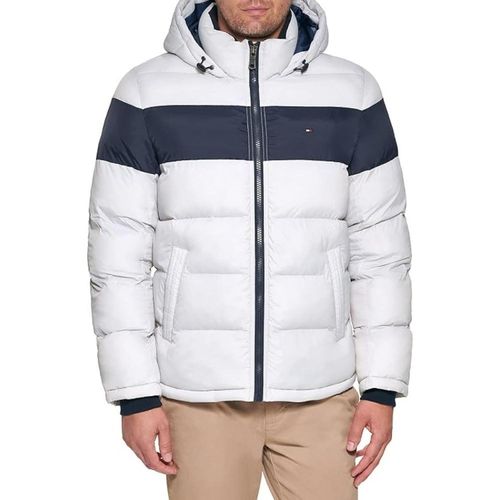 Casaca para Hombre Tommy Hilfiger Hooded Puffer - Gris