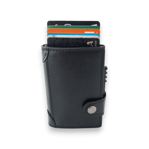 Billetera Cardholder modelo Clásico - Black - Tecnología RFID