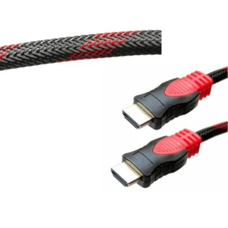 Cable-HDMI---HDMI-Con-Filtro-10-metros-Full-HD-3D-V14-Enmallado-Negro