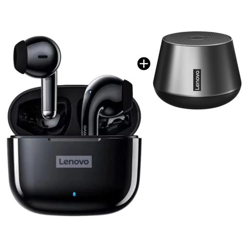 Audífonos bluetooth Lenovo LP40 Pro + Parlante Lenovo K3 Pro