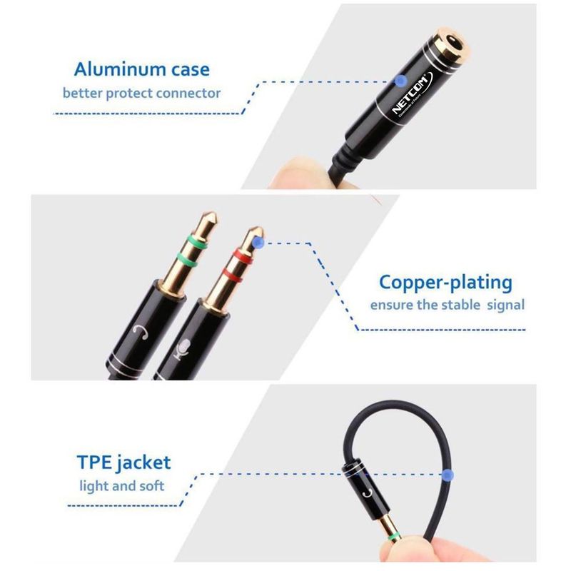 Cable-De-2-Plug-35mm-Estereo-A-Jack-35mm-Trrs---252-143-Netcom-Negro