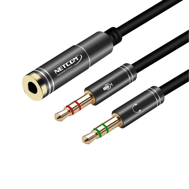 Cable-De-2-Plug-35mm-Estereo-A-Jack-35mm-Trrs---252-143-Netcom-Negro