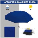 Paraguas-Plegable-Sombrilla-de-Mano-para-Sol-Lluvia-K02-Azul