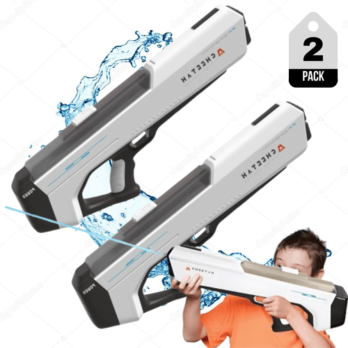 Pistola De Agua Eléctrica Para Niños y Adultos Blanco Pack X2