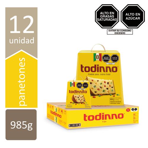 PANETON TODINNO CAJA X6UNIDADES