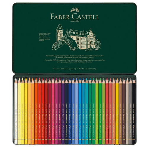 Colores Polychromos x 36 Faber Castell Estuche Metal