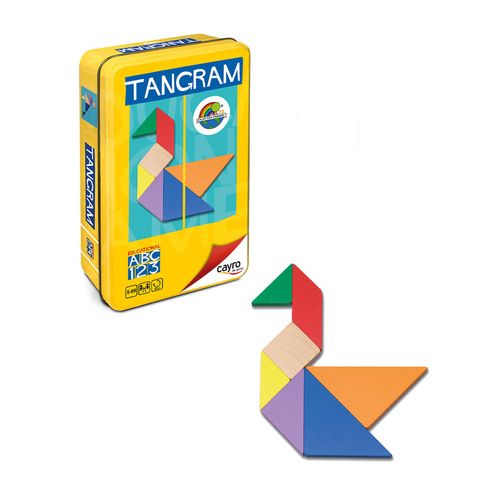 Cayro Tangrams de Madera en Caja de Metal