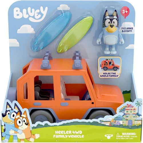 Bluey Vehículo Familiar Con Figura