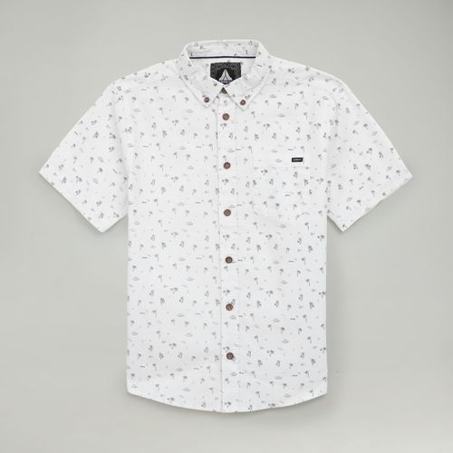 Camisa Manga Corta Para Teen Niño Aereal Mini Print