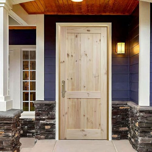 Puerta de exterior Petra Pino 42x850x2070 Dimfer