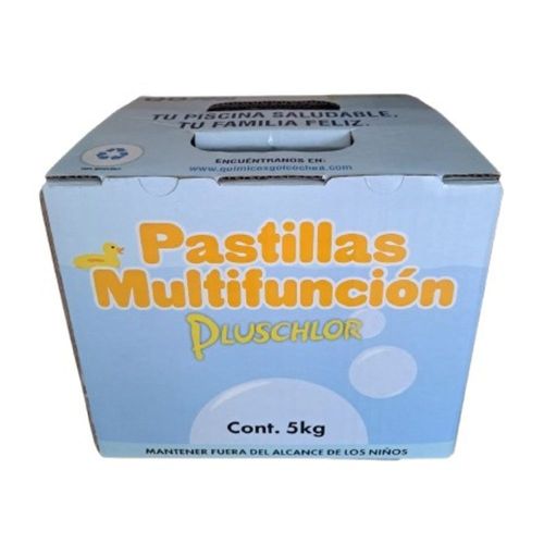 Cloro en pastillas multifunción Pluschlor Caja 5kg