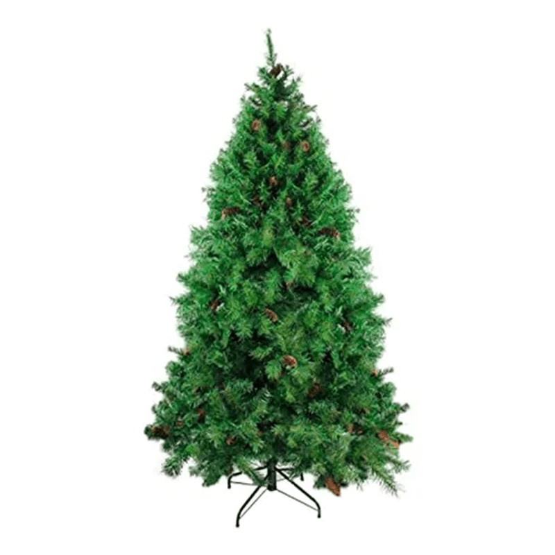 Arbol-de-navidad-pino-canadiense-con-piña-incorporada-210-cm