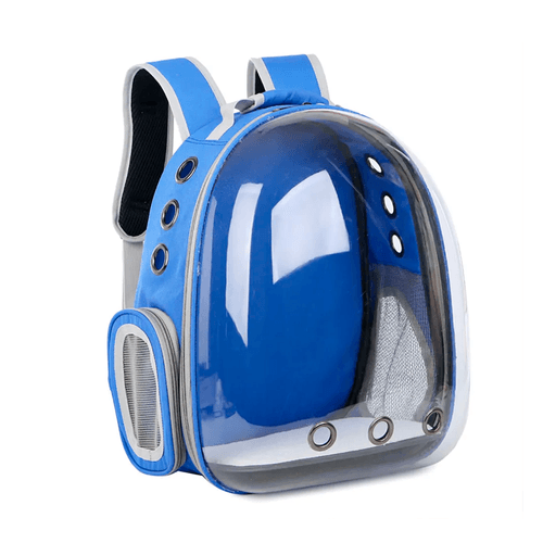 Mochila Transportador para Gatos y Perros - Azul