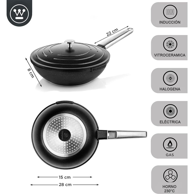 WOK-ANTIADHERENTE-TITANIO-CON-TAPA-WH-PERFORMANCE-6L