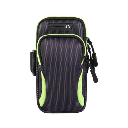 Bolso Porta Celular Deportivo Brazo Brazalete Con Correa Cel- verde