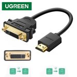 cable-adaptador-HDMI-Macho-a-DVI-245-Hembra-Bidireccional-UGREEN-22cm