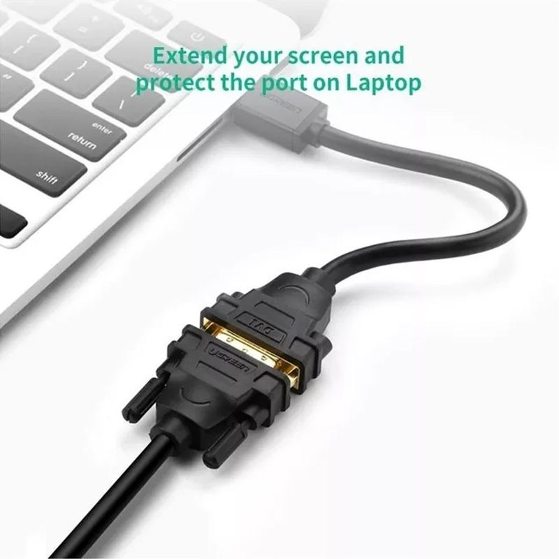 cable-adaptador-HDMI-Macho-a-DVI-245-Hembra-Bidireccional-UGREEN-22cm