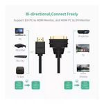 cable-adaptador-HDMI-Macho-a-DVI-245-Hembra-Bidireccional-UGREEN-22cm