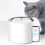 Fuente-de-agua-para-gatos-de-acero-inoxidable-SMART-2L-con-APP-movil-PETKIT