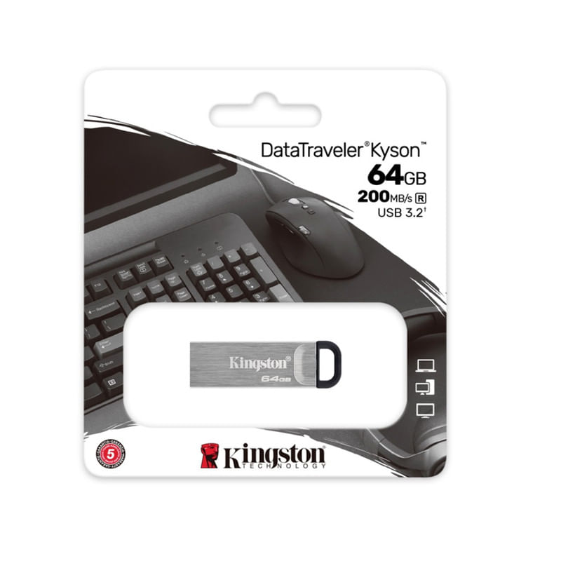 Memoria-USB-Kingston-DataTraveler-Kyson-64GB-USB-32-Gen-1