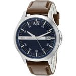 Reloj-Armani-Exchange-Hampton-AX2133-Fecha-Correa-de-Cuero-Marron