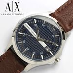 Reloj-Armani-Exchange-Hampton-AX2133-Fecha-Correa-de-Cuero-Marron
