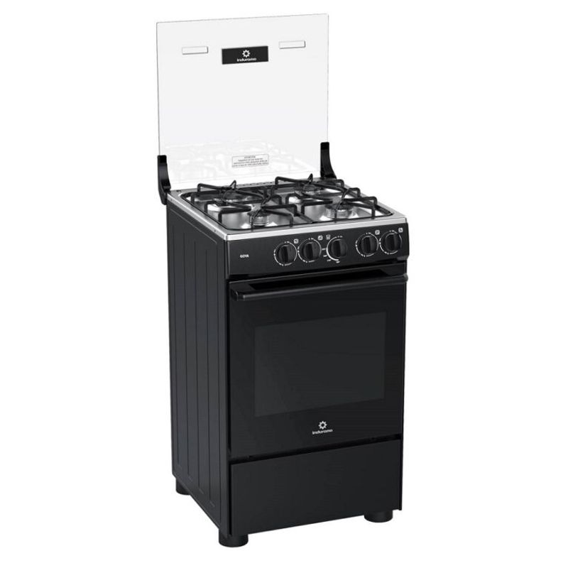 Cocina-de-4Hornillas-Indurama-Goya-Negra